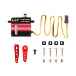 Ventas calientes KST V8.0 24Kgf.cm 0.07sec RC Modelo HV Mini Motor sin escobillas cíclico de placa oscilante para helicópteros RC